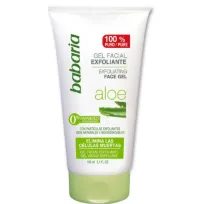 BABARIA GEL FACIAL EXFOLIANTE ALOE VERA X 150 ML. - Ecofarma